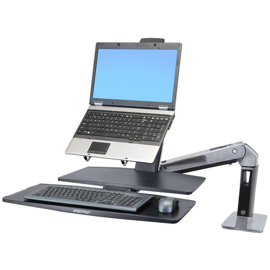 Bras d'ordinateur portable Ergotron LX pour confirmation de bureau