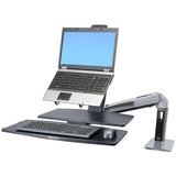 Bras d'ordinateur portable Ergotron LX pour confirmation de bureau