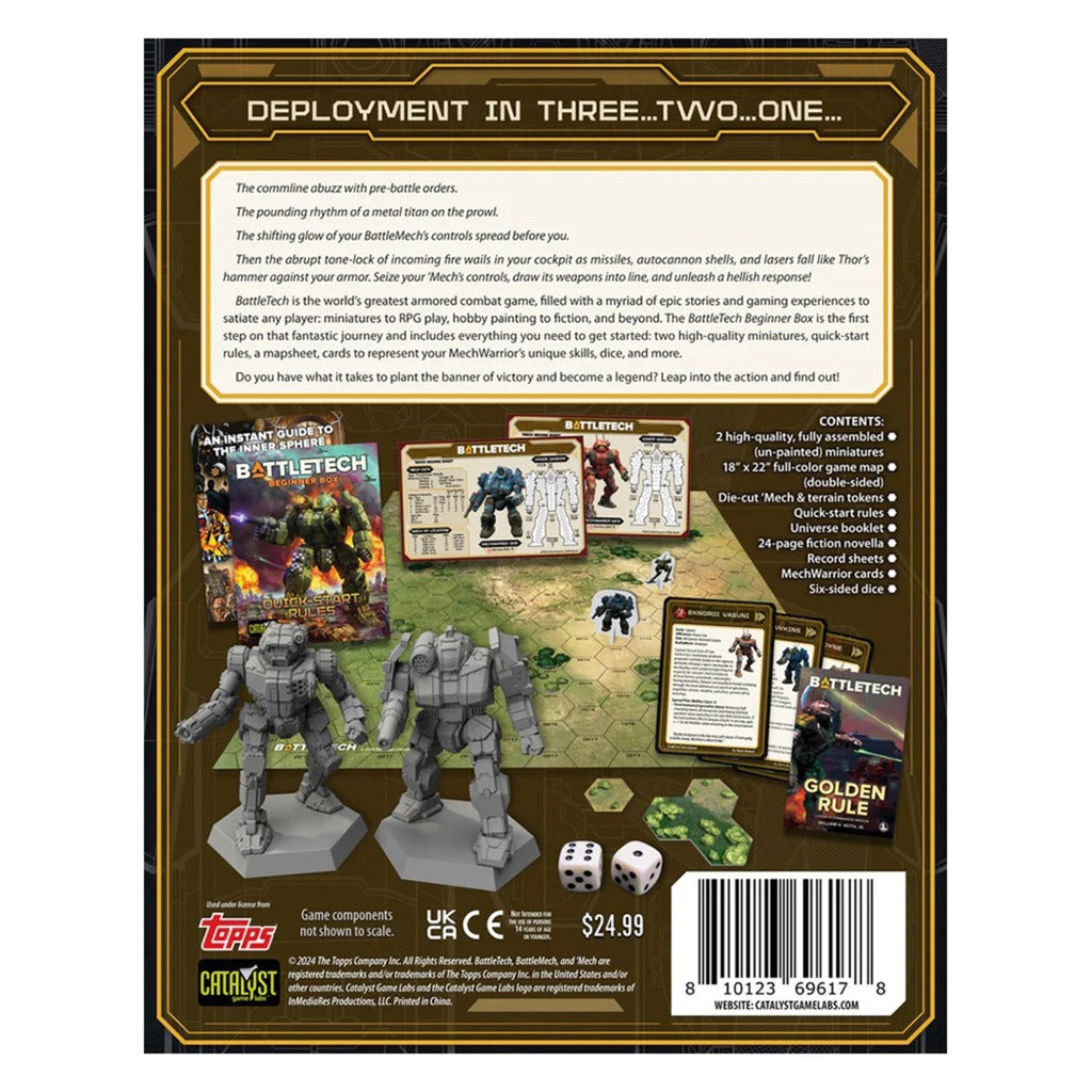 Europejska Network Player Battletech: Beginner Box (40. rocznica)