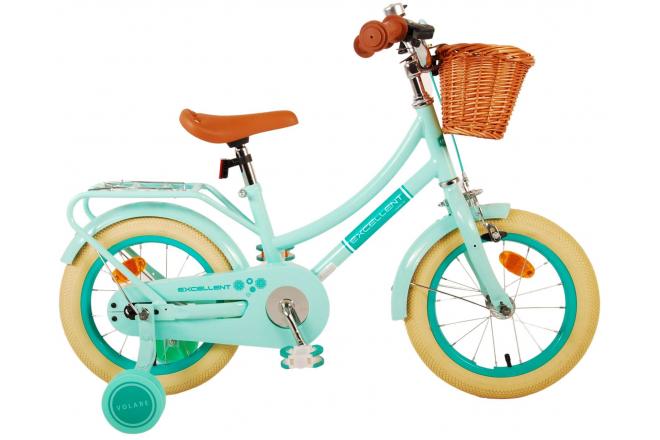 Volare Excelente bicicleta para niños - niñas - 14 pulgadas - verde