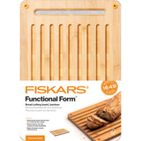 Fiskars Functional Form Bamboo bread cutting board