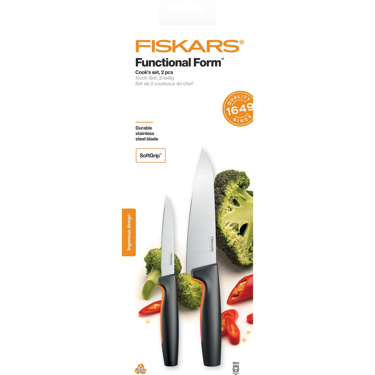 FISKARS Funkcjonalna forma Koksmessen 2-częściowa