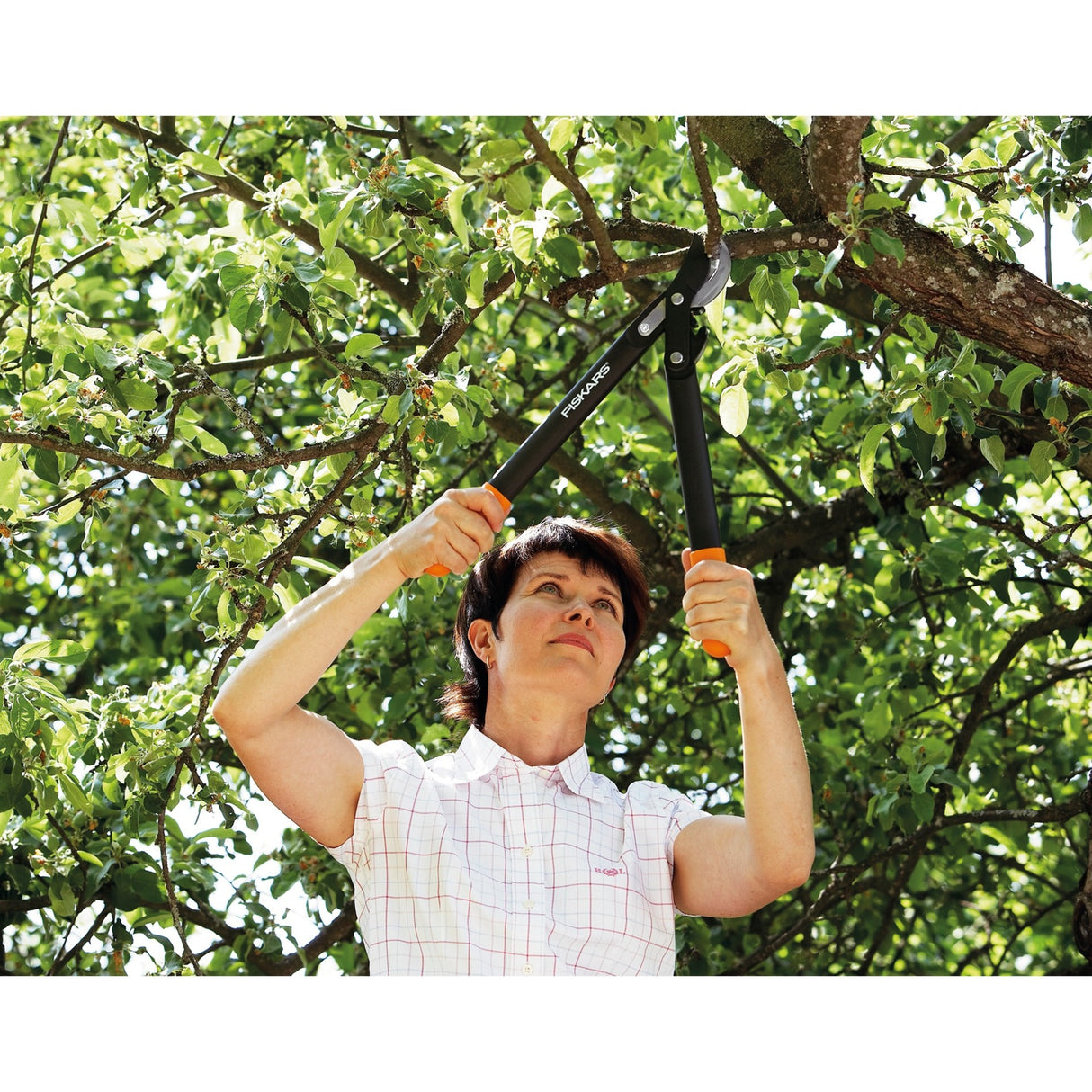 Fiskars PowerGear II bypass branch scissors, 46 cm