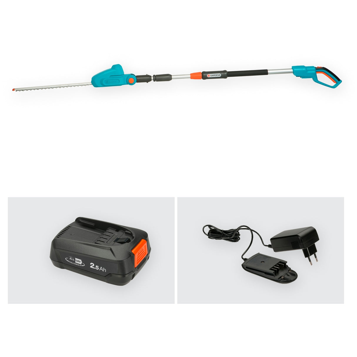 Gardena battery telescopic hedge trimmer ths 42 18v P4A set