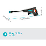 GARDENA AquaClean 24 18 V P4A kant-en-klare set