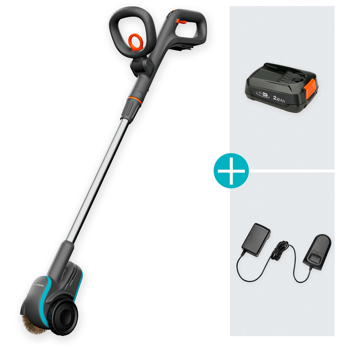 Gardena Easyweed Batería Square Brush 1800 18V P4A Usuarios