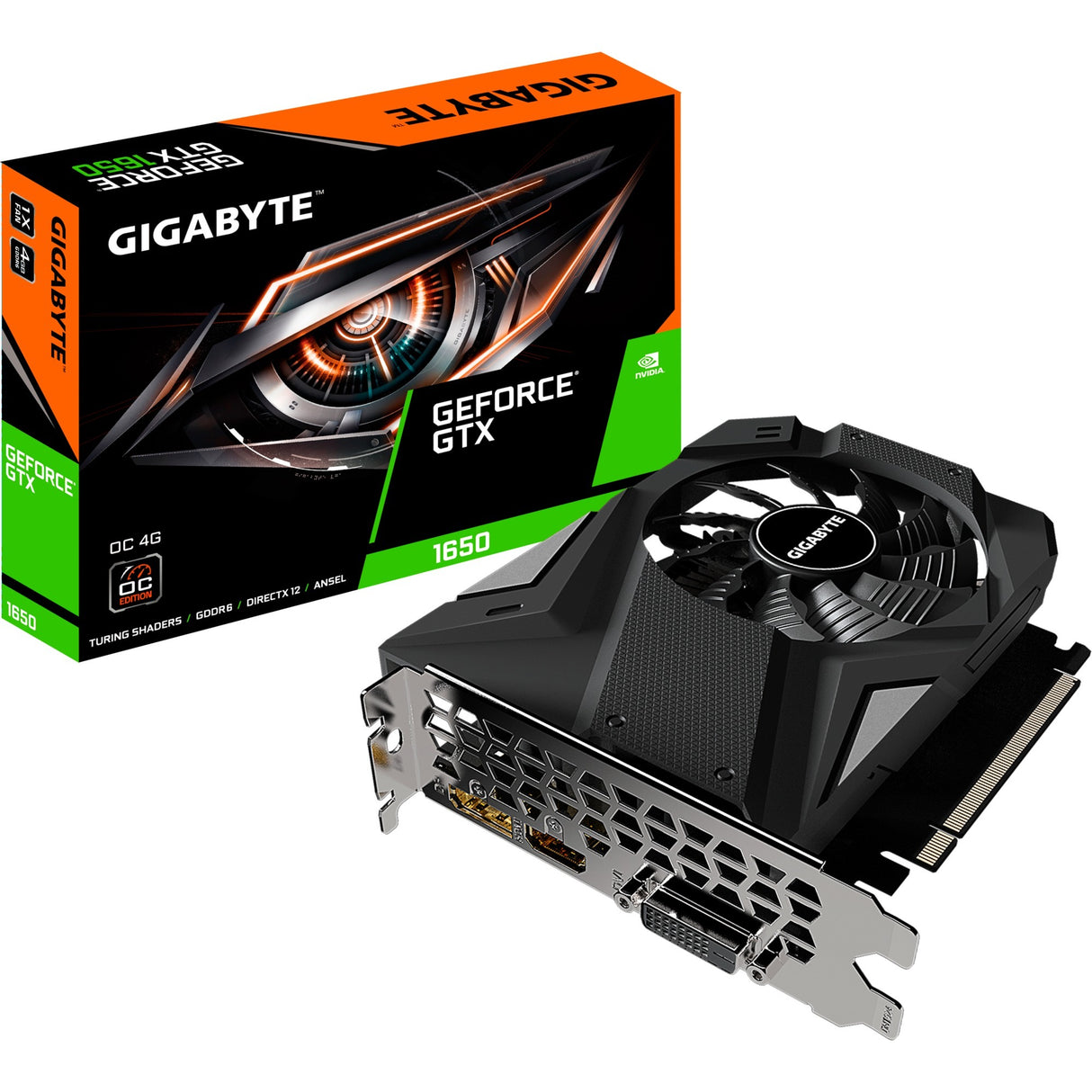 Gigaoctets gigabyte geforce gtx 1650 d6 OC 4G