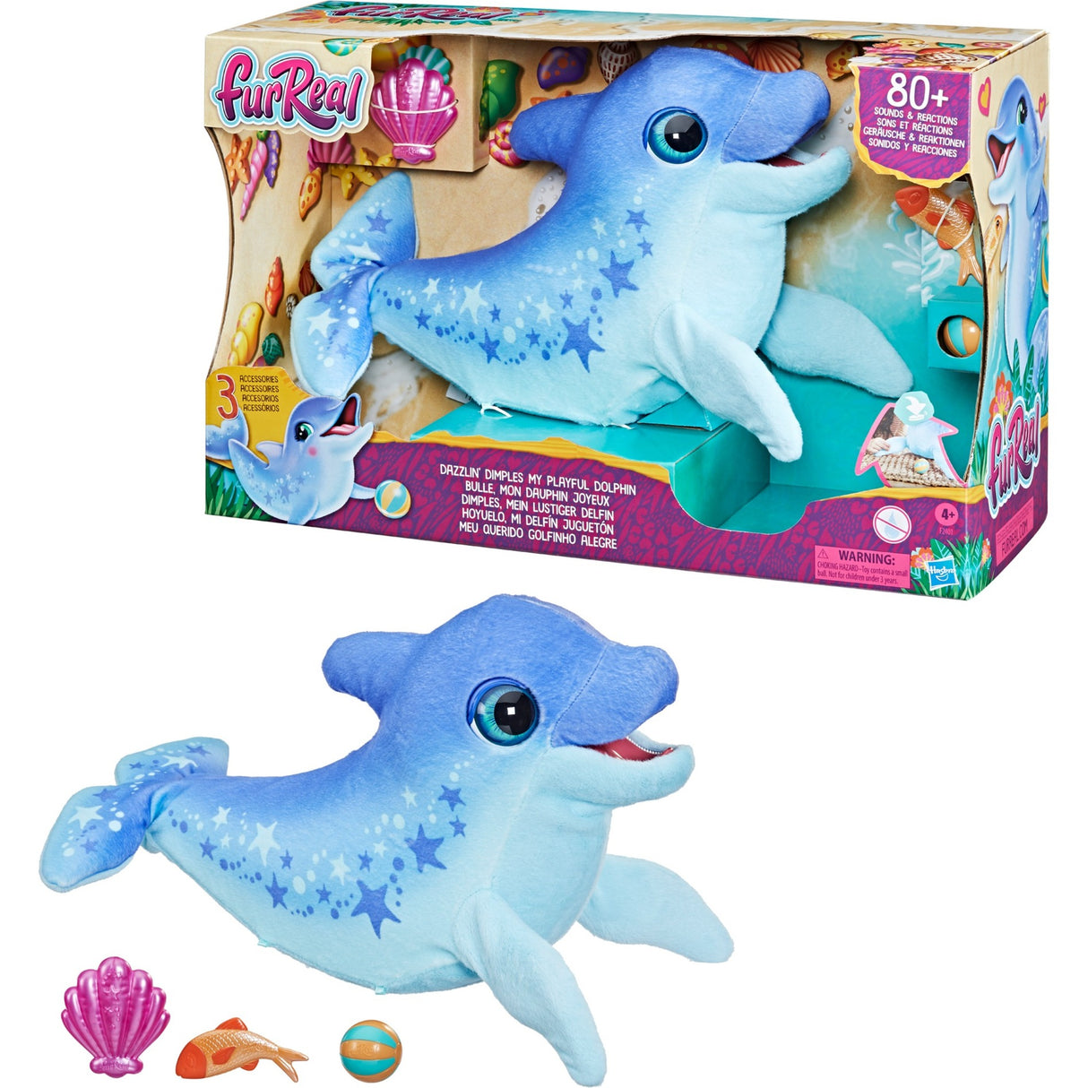 Hasbro furreal Dazzlin Dimples můj hravý delfín