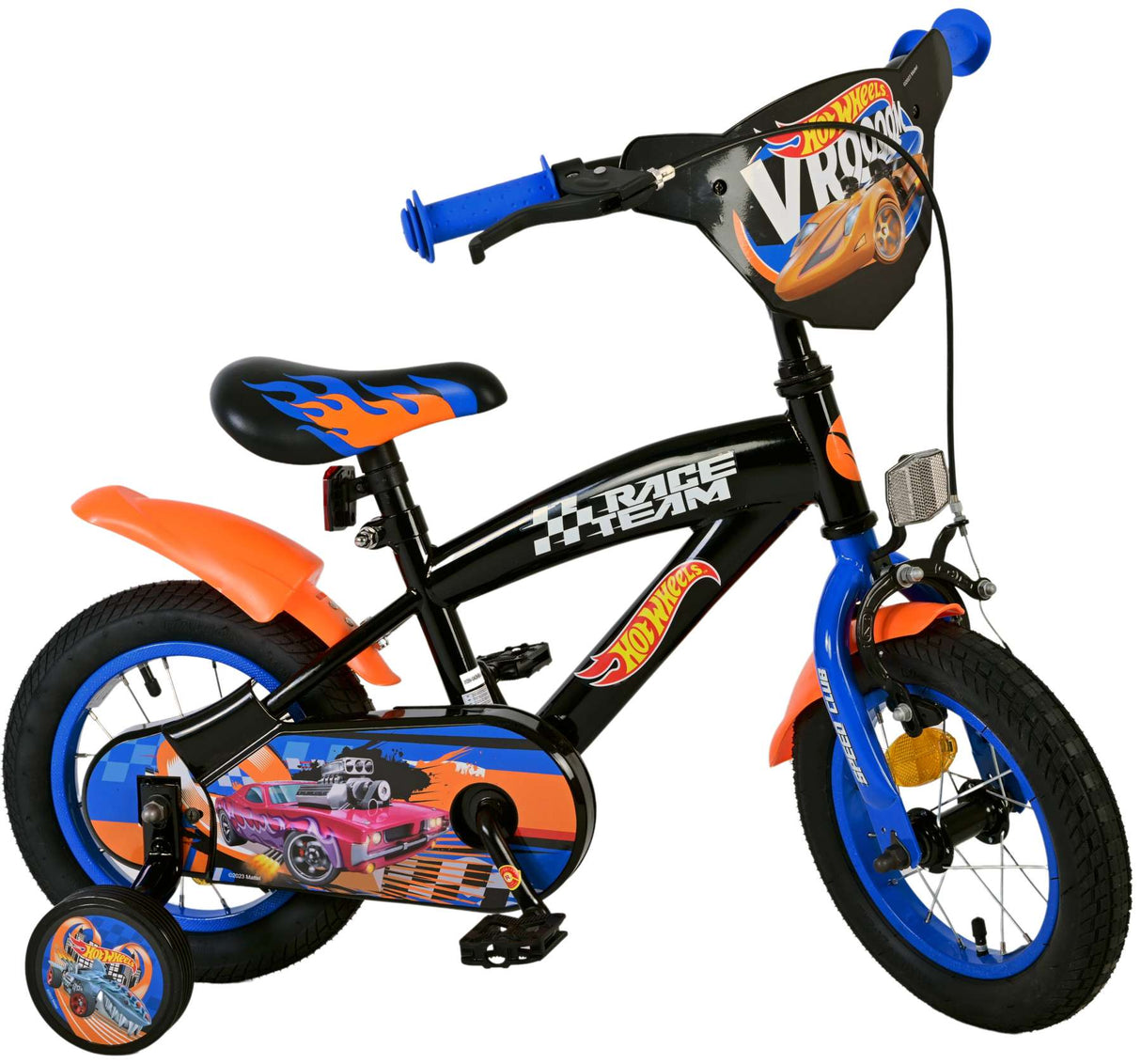 Heiße Räder 12 Fahrrad Schwarz Orange Blau 31256