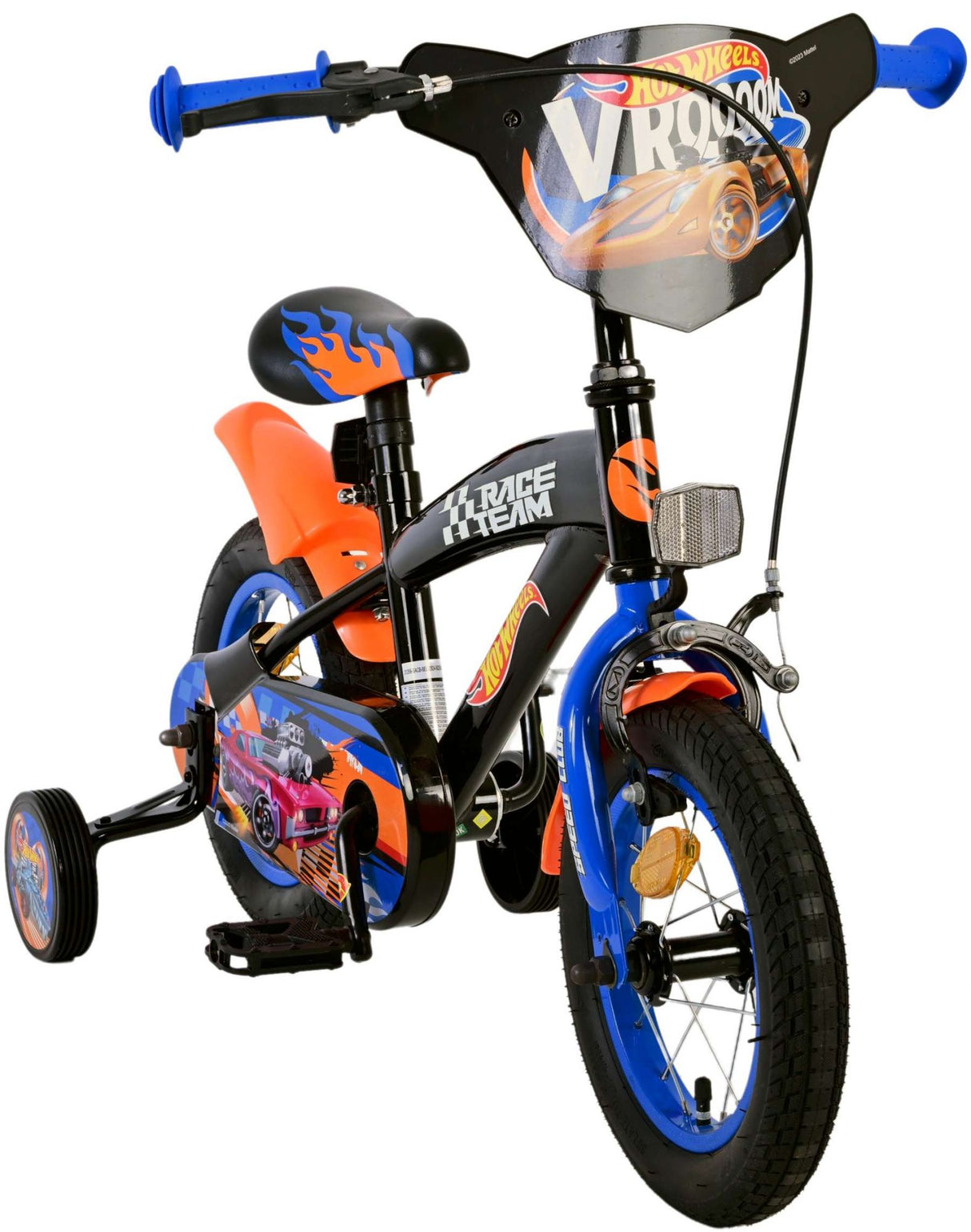 Heiße Räder 12 Fahrrad Schwarz Orange Blau 31256