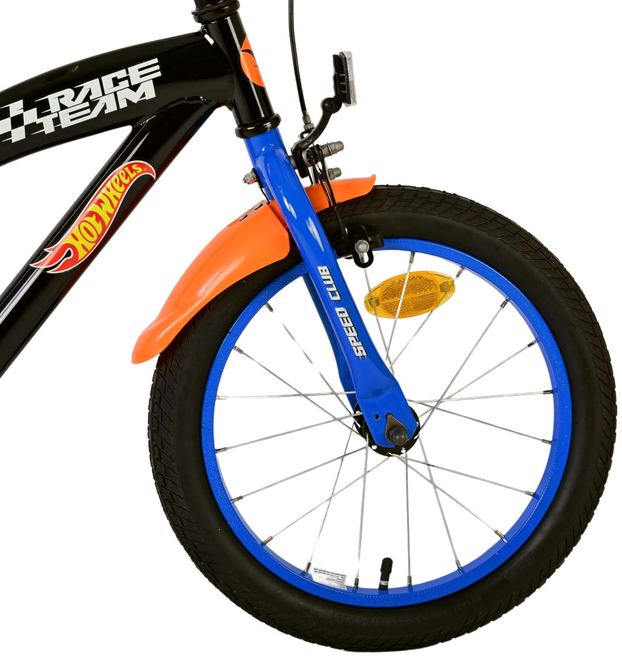 Heiße Räder 16 Zoll Fahrrad Schwarz Orange Blau 31656