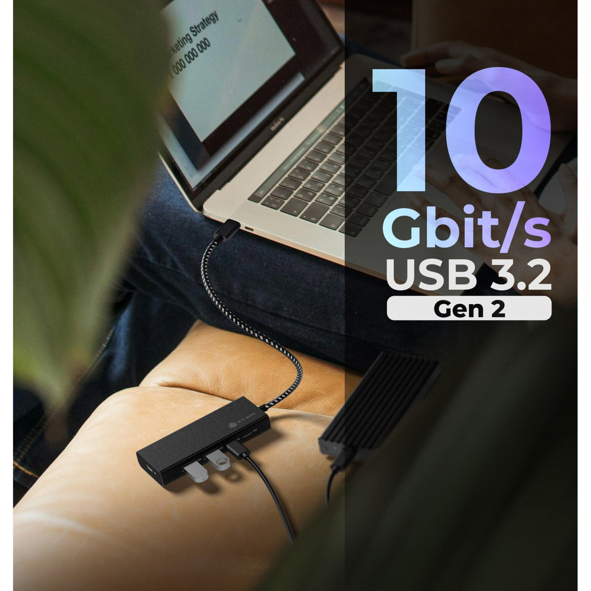 Lodowate Box 4-Bever Hub z USB-C 3.2 Gen 2