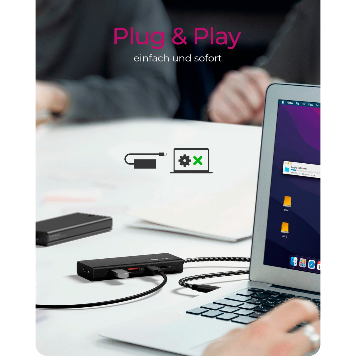 Lodowate Box 4-Bever Hub z USB-C 3.2 Gen 2