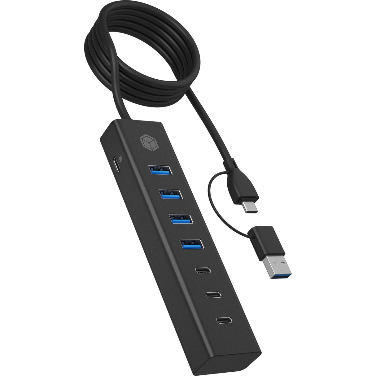 Lodowate Box IB-HUB1737-C3, 7-Port USB 3,2 g