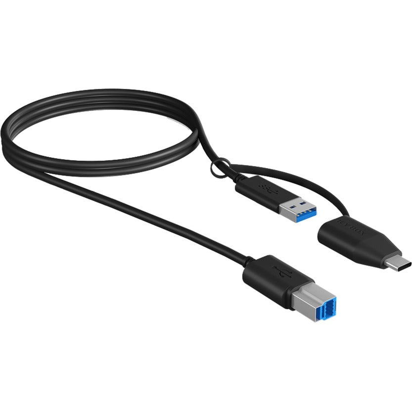 Äiseg Këscht IB-CB032 USB-B> USB-A an USB-C