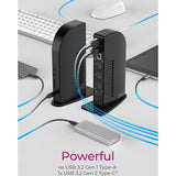 ICY BOX IB-DK2256AC 12-en-1 DisplayLink Hybrid Dostat