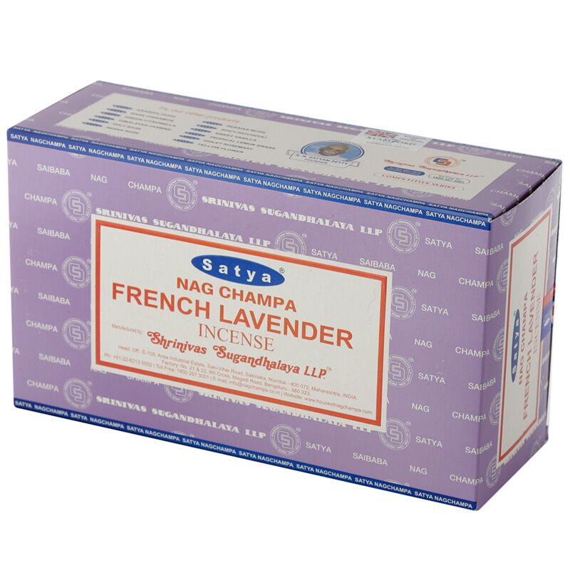 01353 Französisch Lavendel - Satya Nag Champa -Weihrauchstangen