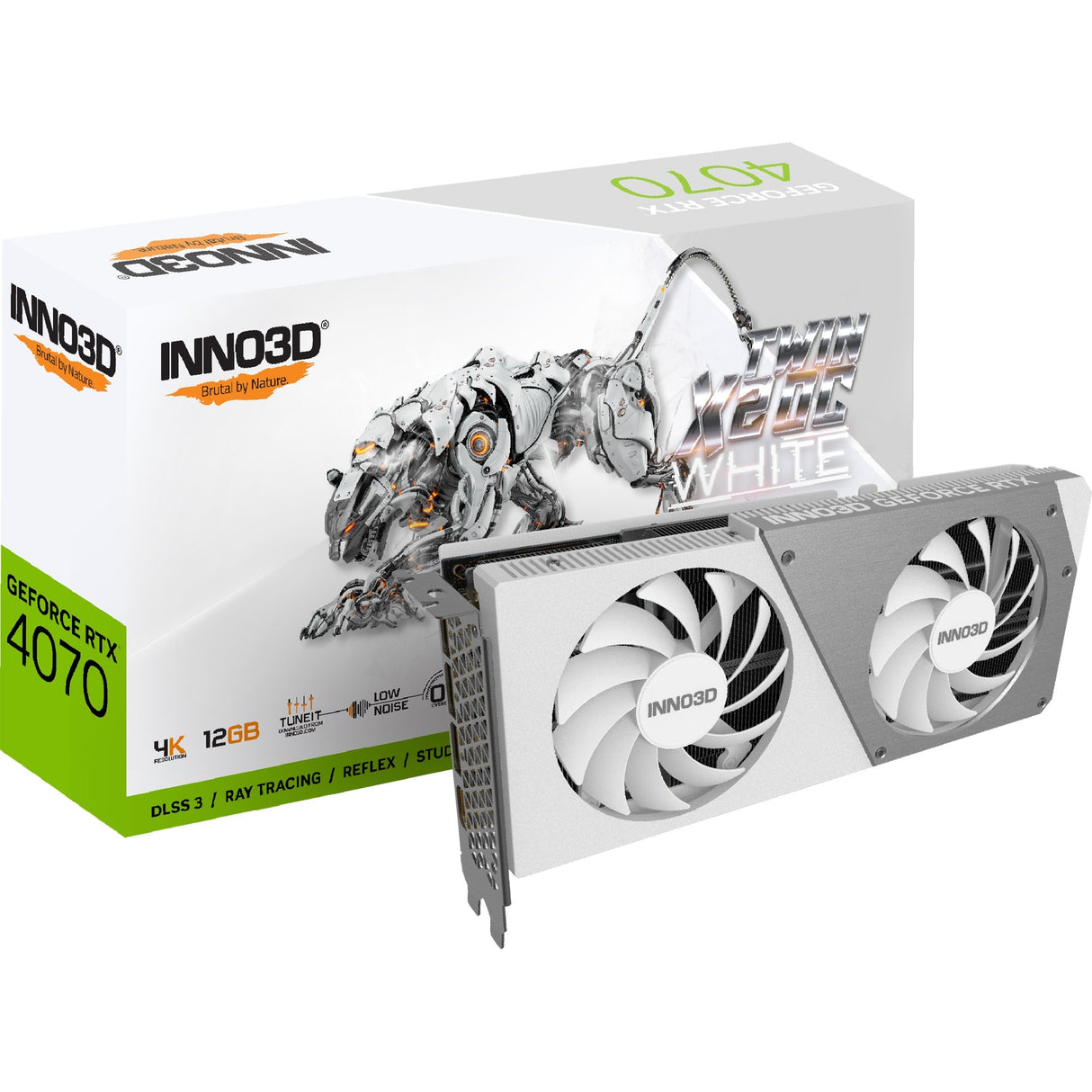 Inno3d GeForce RTX 4070 Twin X2 OC White 12 GB