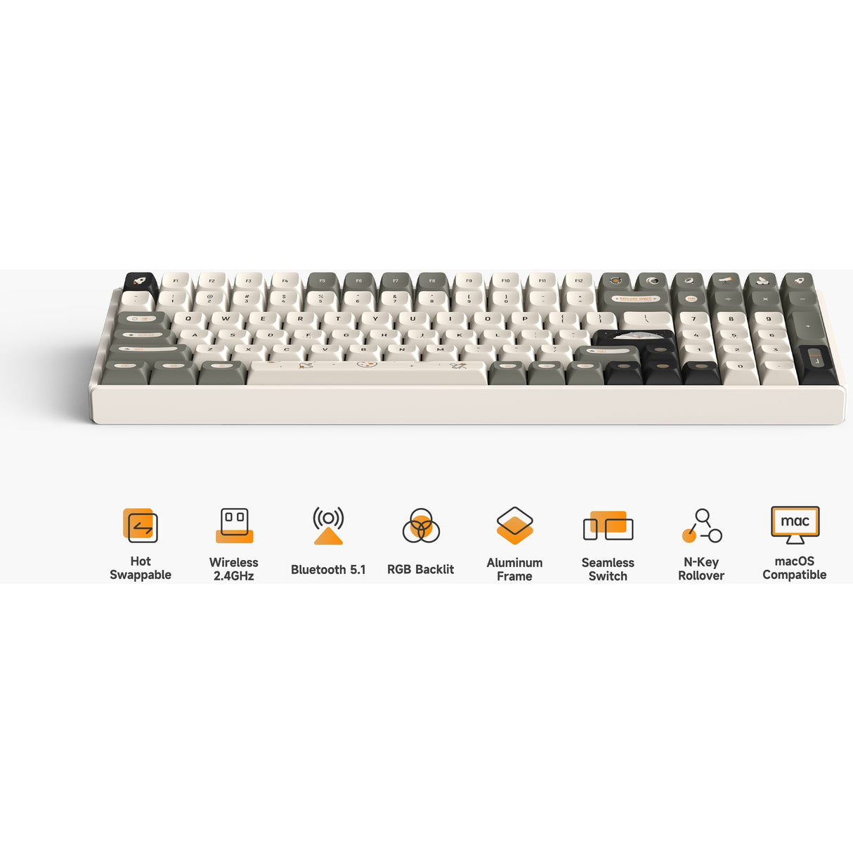 IQunix F97 Hitchhiker Wireless Mechanical Keyboard