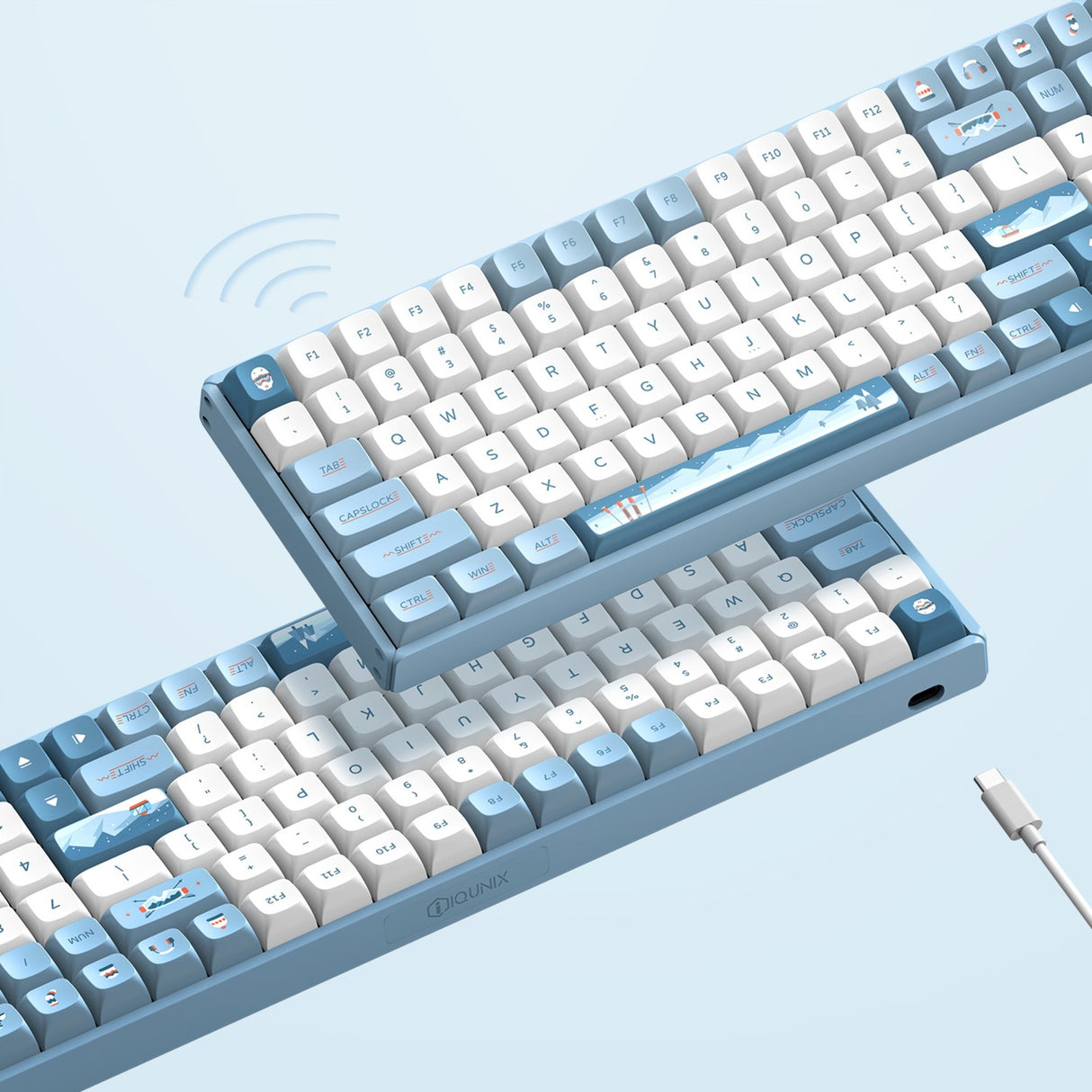 IQUNIX F97 Wintertide trådlöst mekaniskt tangentbord