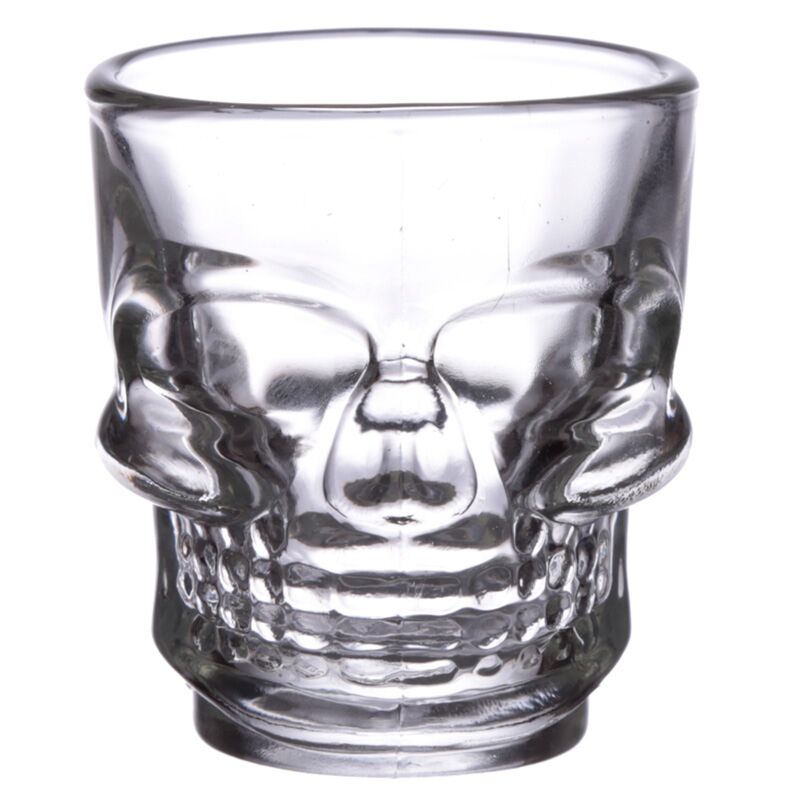 2 vasos de vasos de chupito (60 ml) - Calavera