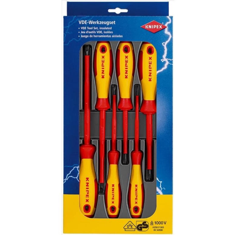 Knipex Screewdriver Set 00 20 12 V01 vde