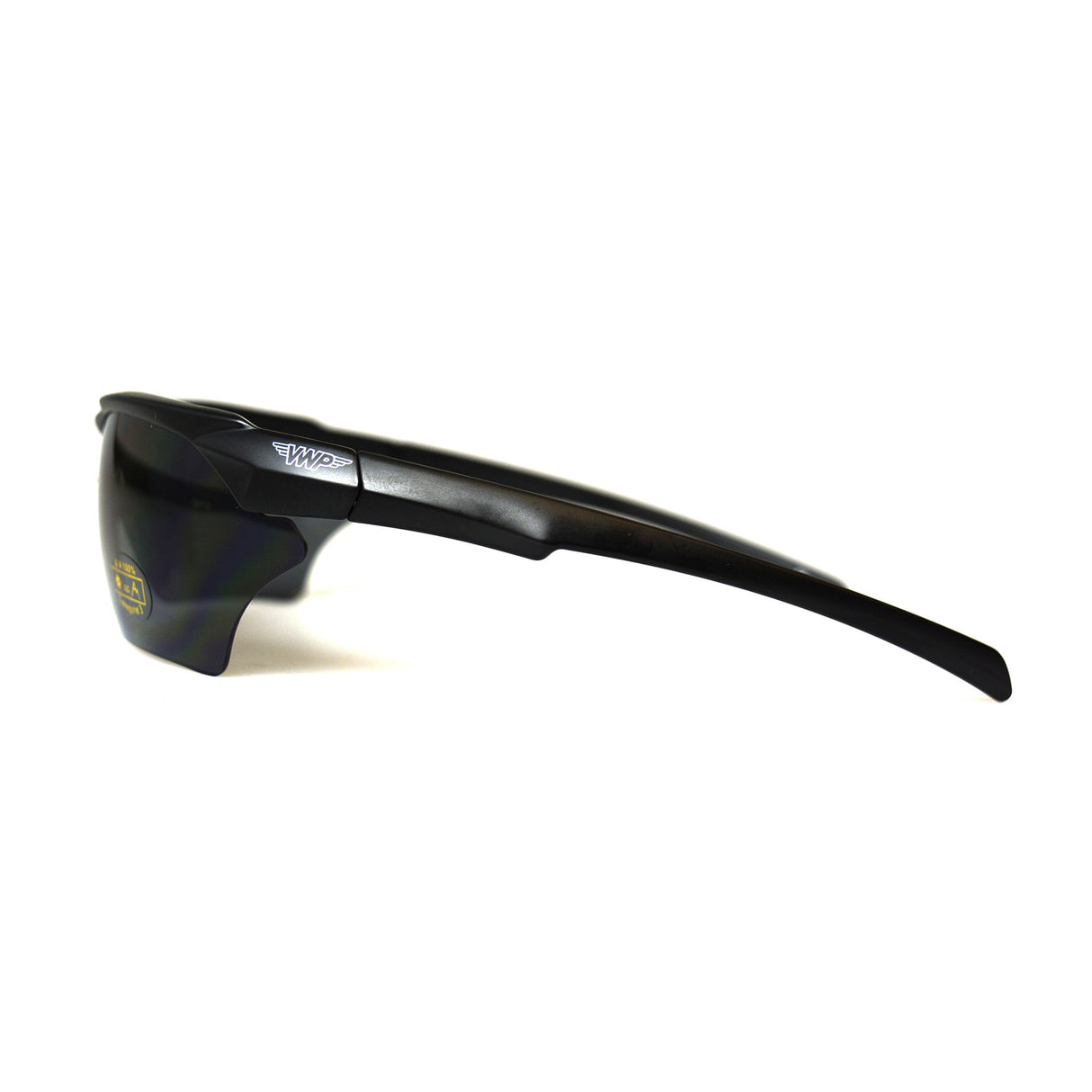 VWP-Brille Schwarz-Rauch-Seh Sport + klares Objektiv