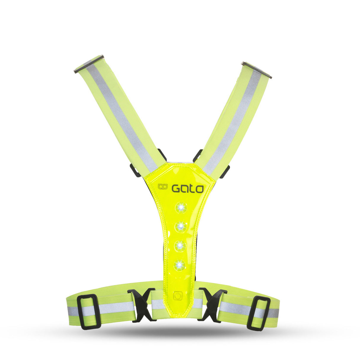 Outwet Safer Sport LED Vest Neon Yellow One Size