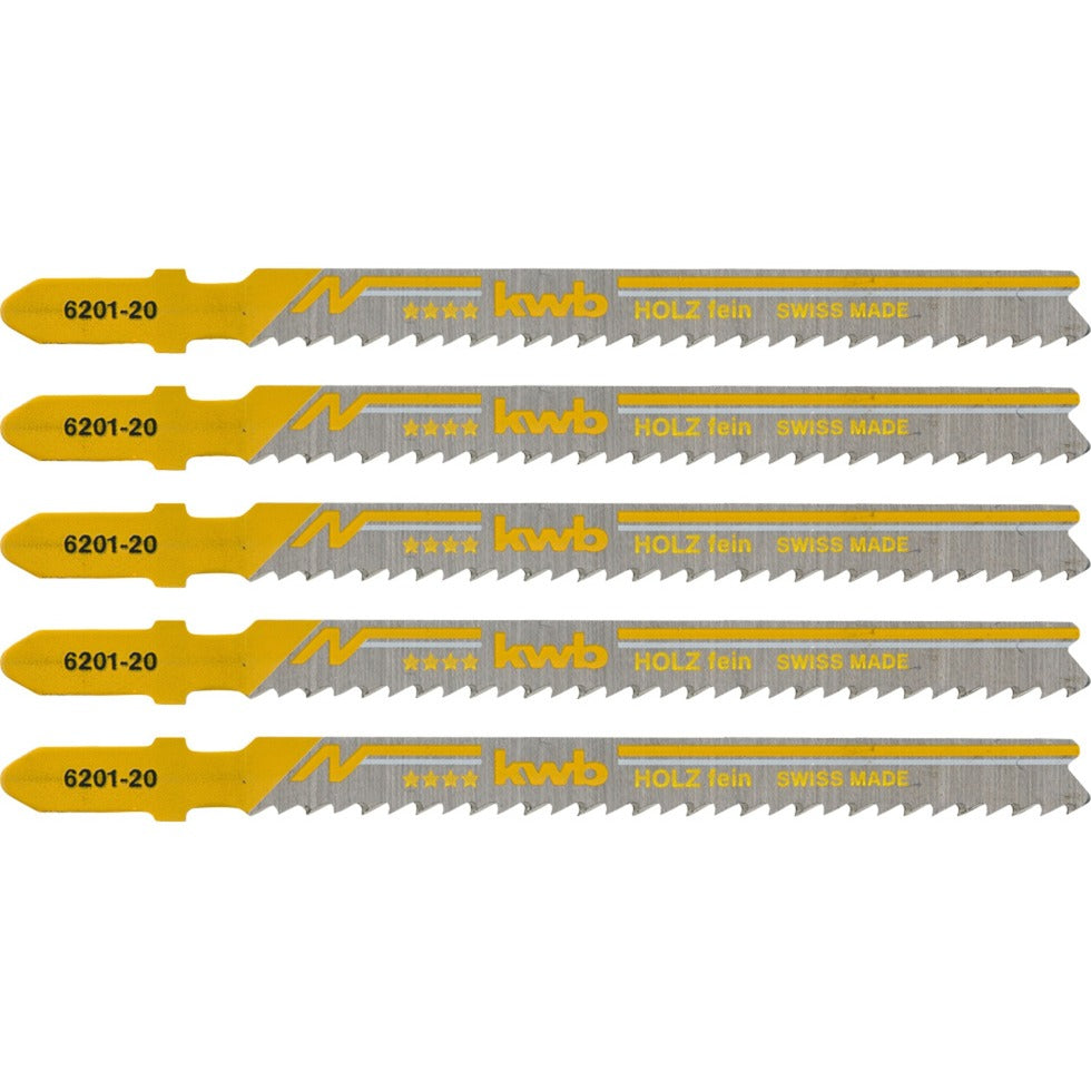 KWB Jigsaw Blades obdelava lesa, HCS T-Shaf 6