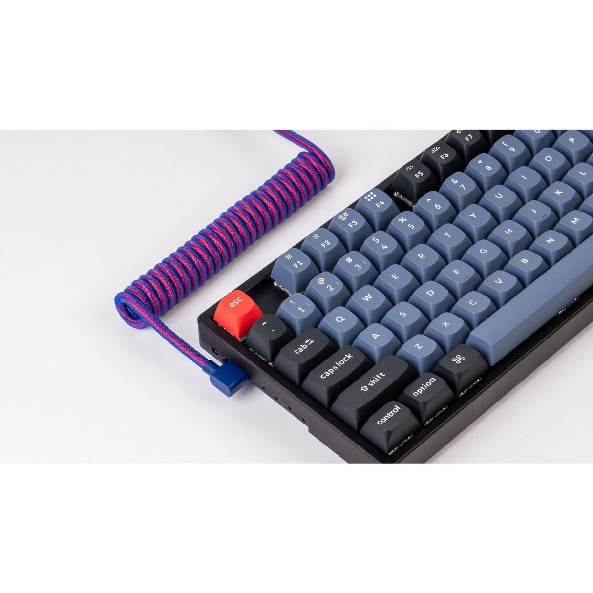 Keychron Premium Coiled Aviator Cable, Angled