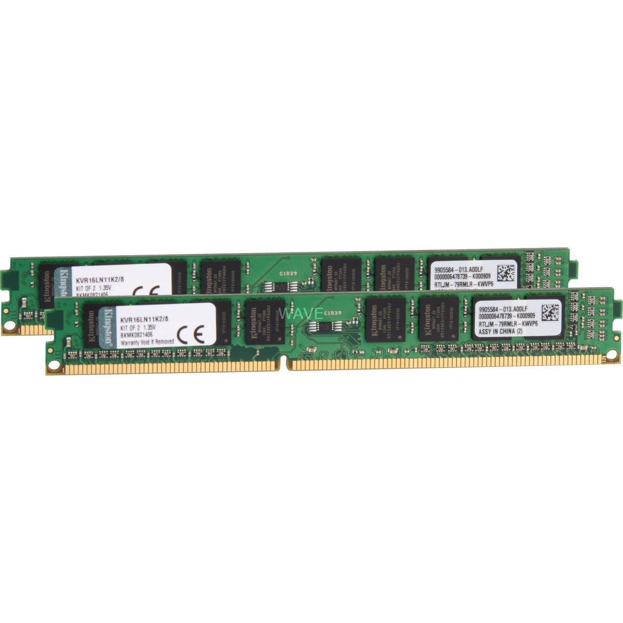 Kingston Valueram Kingston Valueram 8 GB DDR3-1600-kit