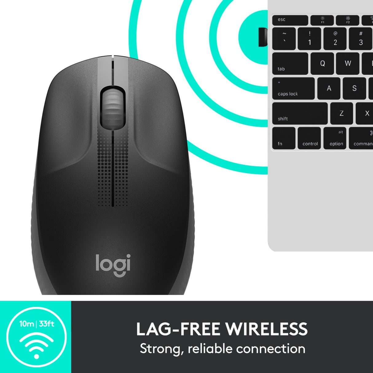 Logitech M190 Funkmaus in voller Größe