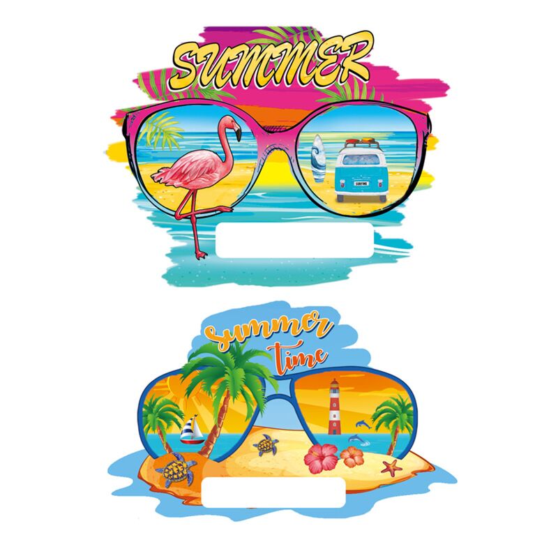 Zomertijd zonnebril 3d zee strand souvenir magneet