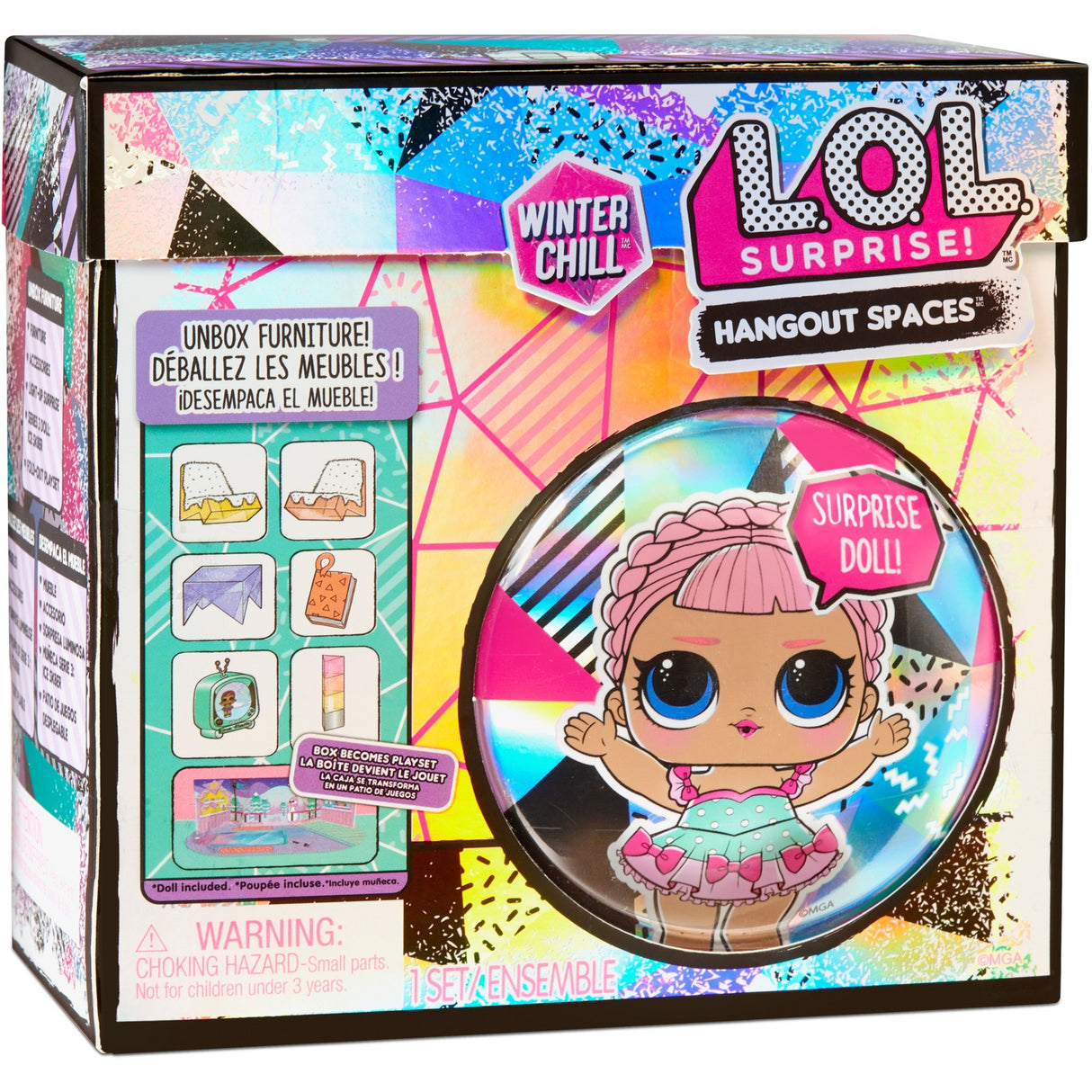 MGA Entertainment Surprise! Winter Chill Hangout Spaces Sty