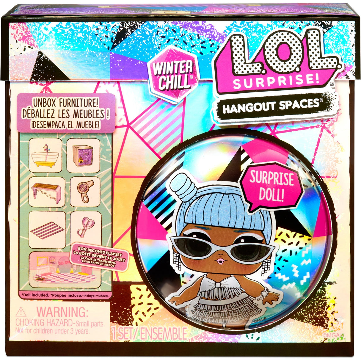MGA Entertainment překvapení! Zimní chill hangout prostory styly