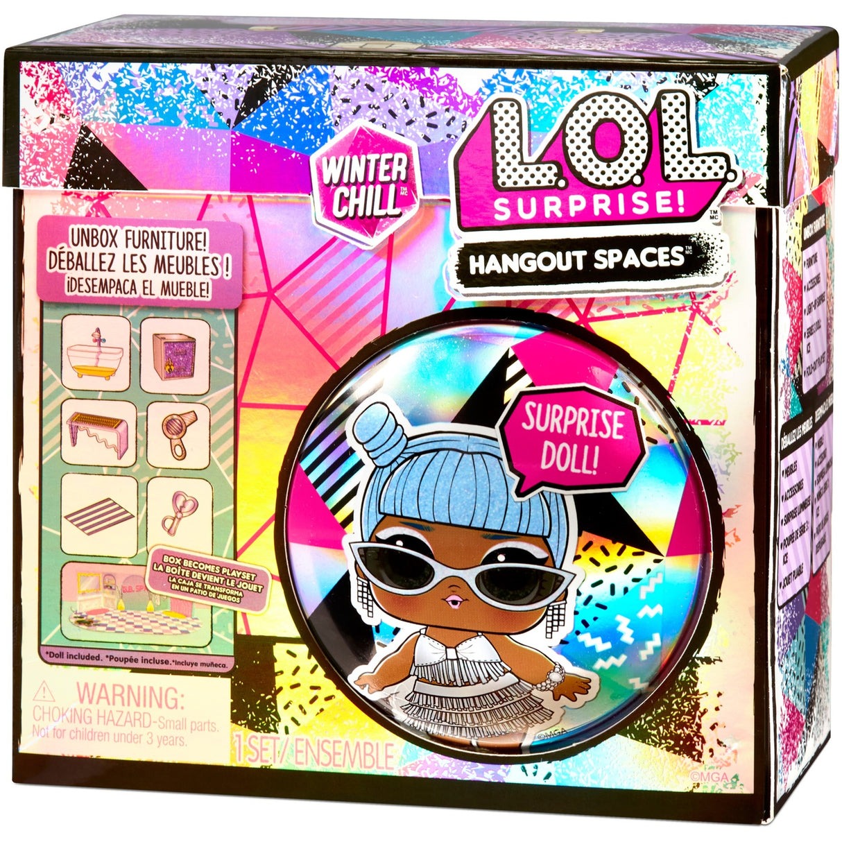 MGA Entertainment překvapení! Zimní chill hangout prostory styly