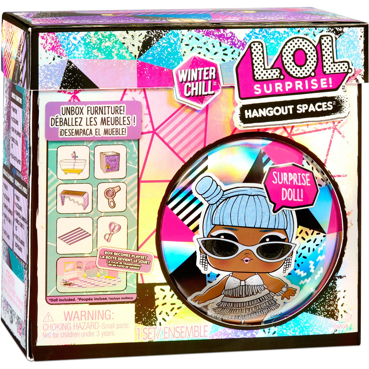 MGA Entertainment překvapení! Zimní chill hangout prostory styly