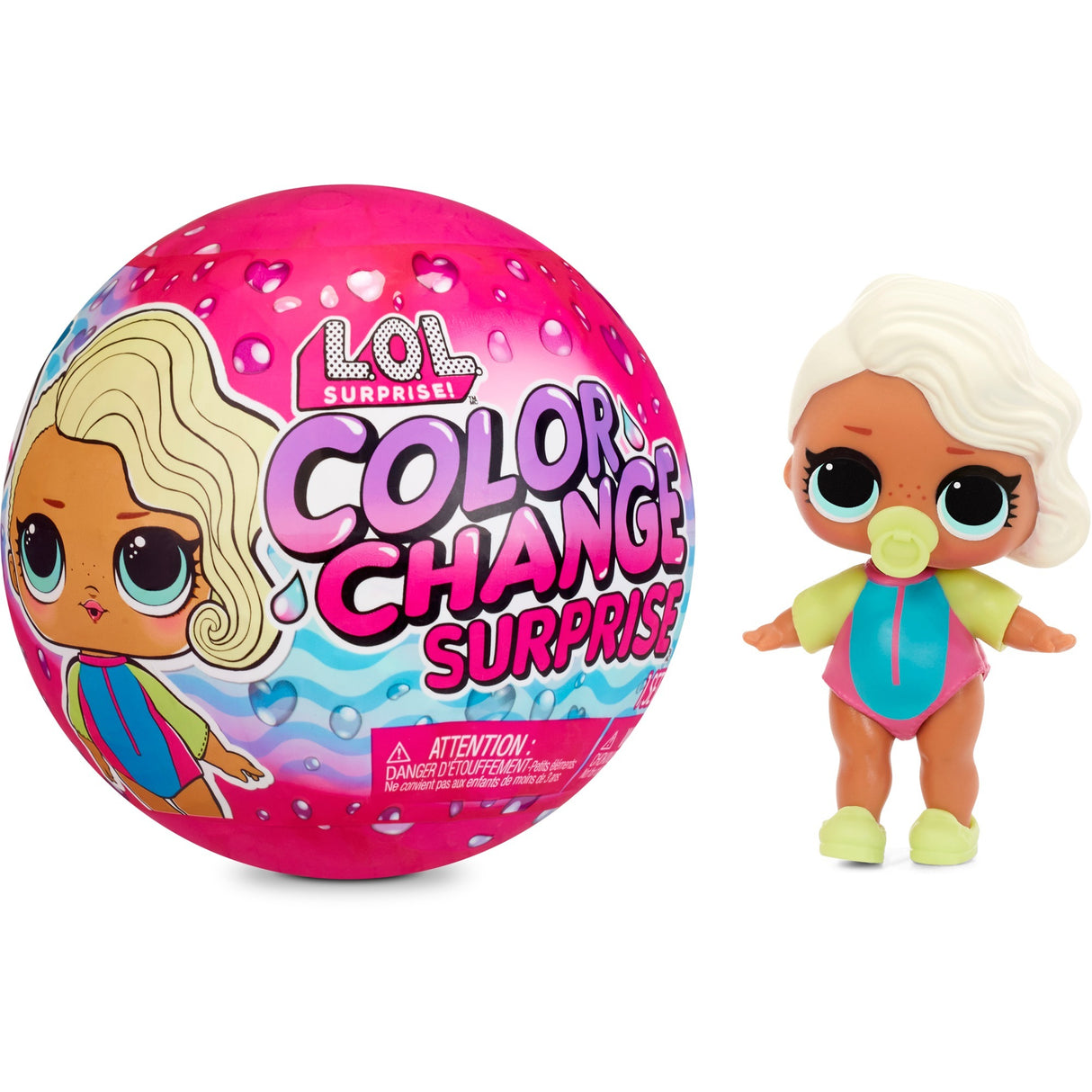 MGA Entertainment překvapení! Barevné změny překvapení panenky