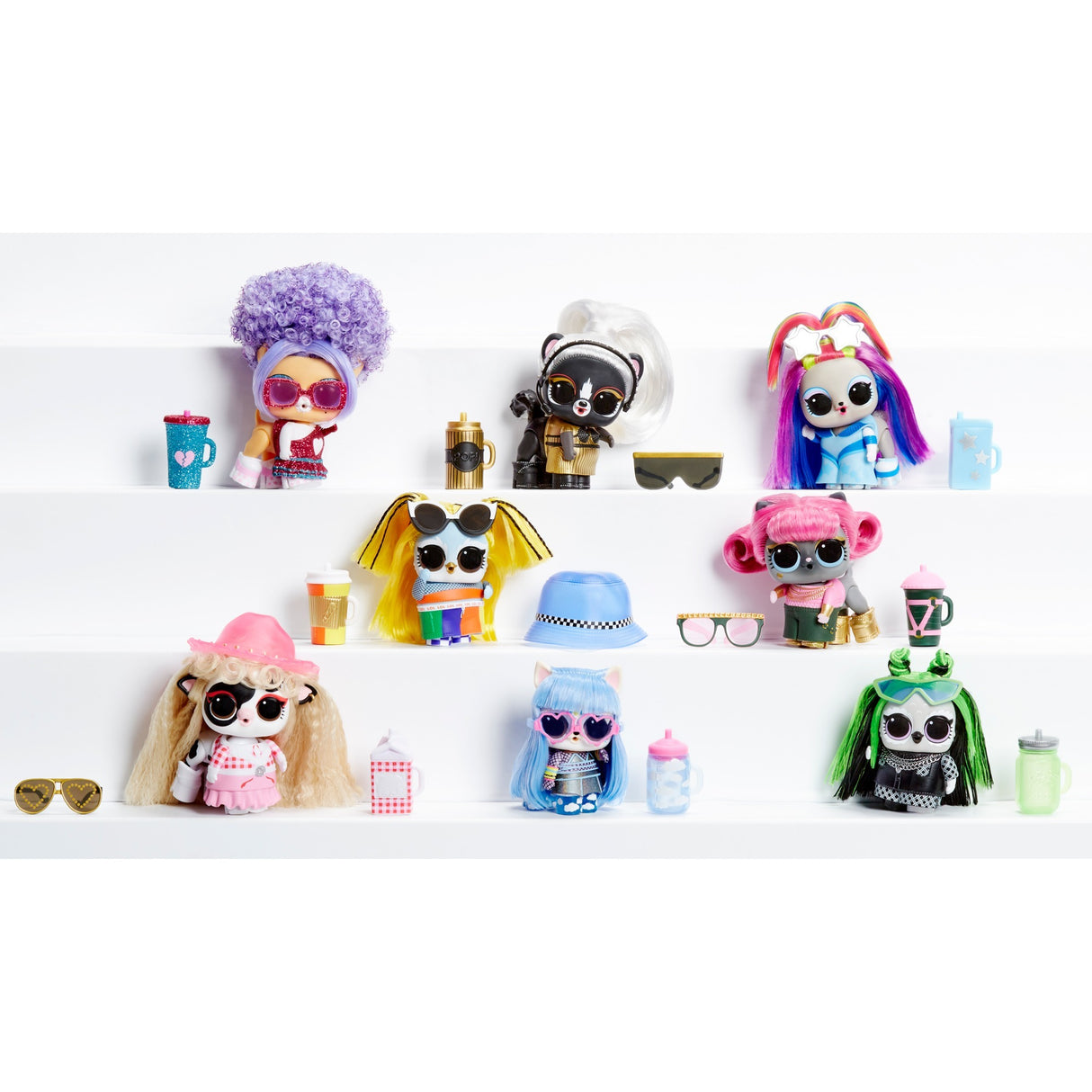 MGA Entertainment překvapení! Vlasy vlasy mazlíčci