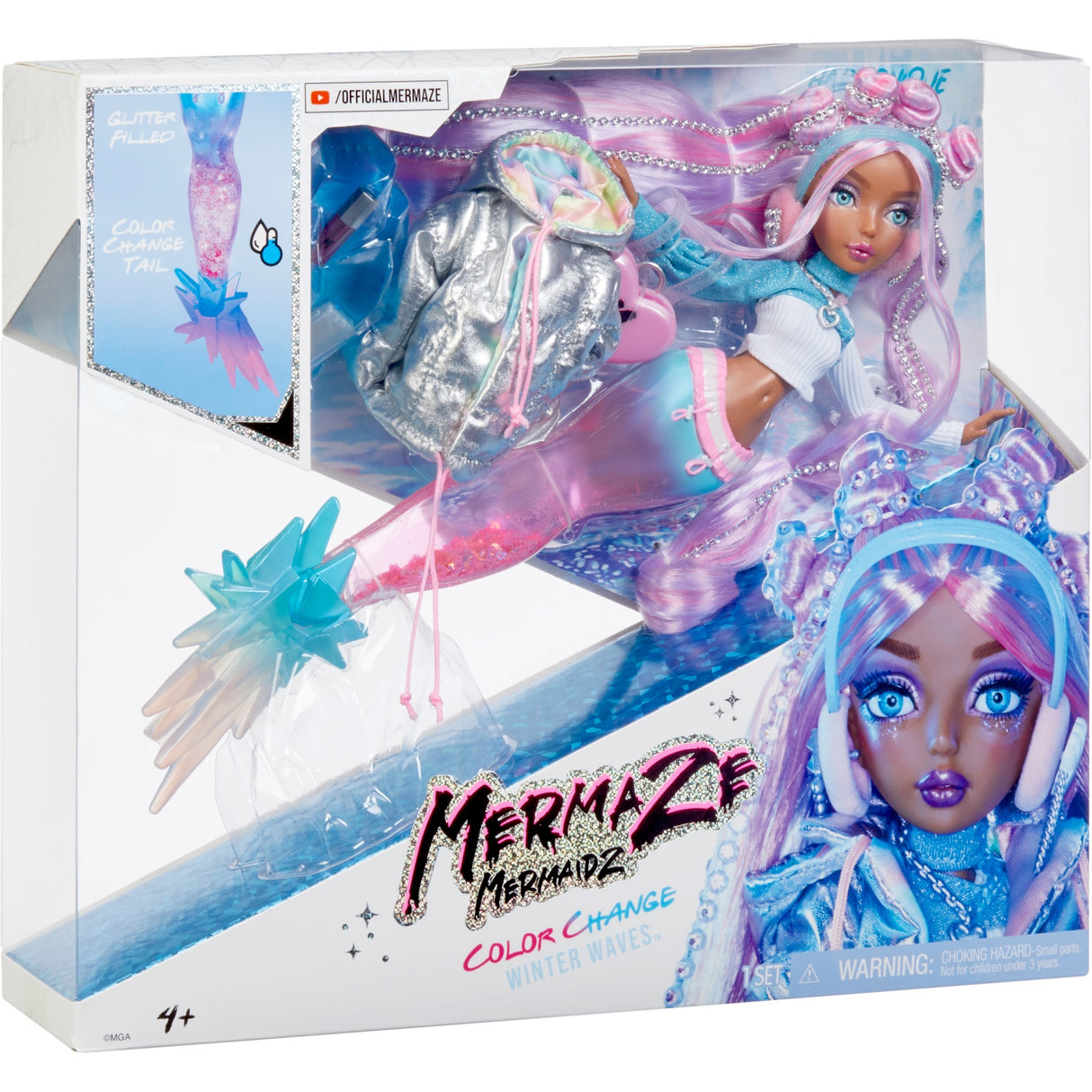 MGA Entertainment Mermaz Mermaidz Barva sprememba zimskih valov harmo