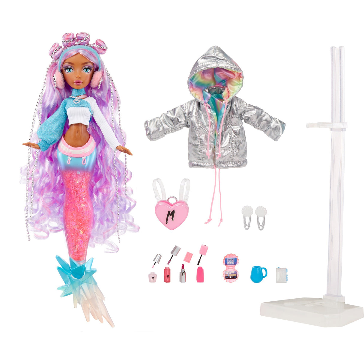MGA Entertainment Mermaz Mermaidz Barva sprememba zimskih valov harmo