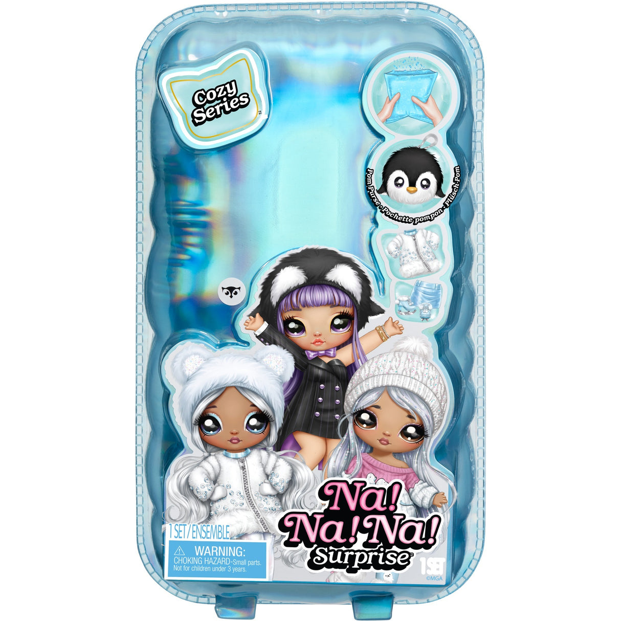 ¡MGA Entertainment después! ¡Después! ¡Después! Sorpresa la serie acogedora 2 en 1 Snowu