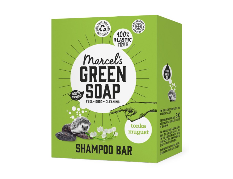 Marcels Green Soap Shampo Bar Tonka Muguet 90gr