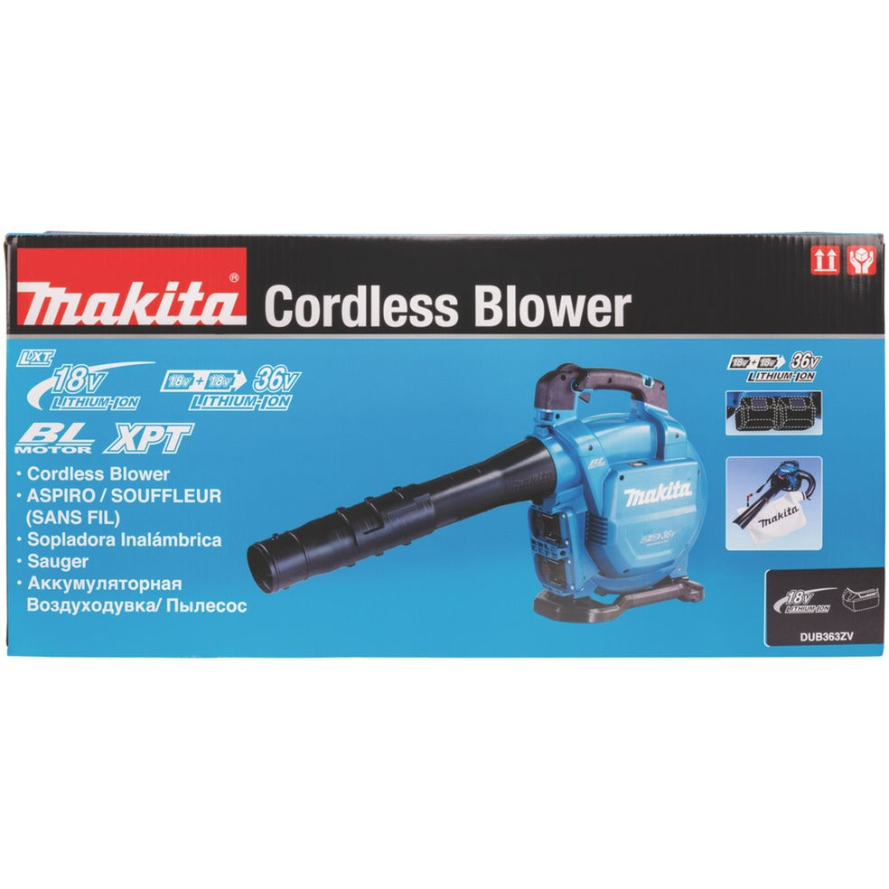 Makita Battery Leaf Kolvbladblåsare dub363ZV 2x18v
