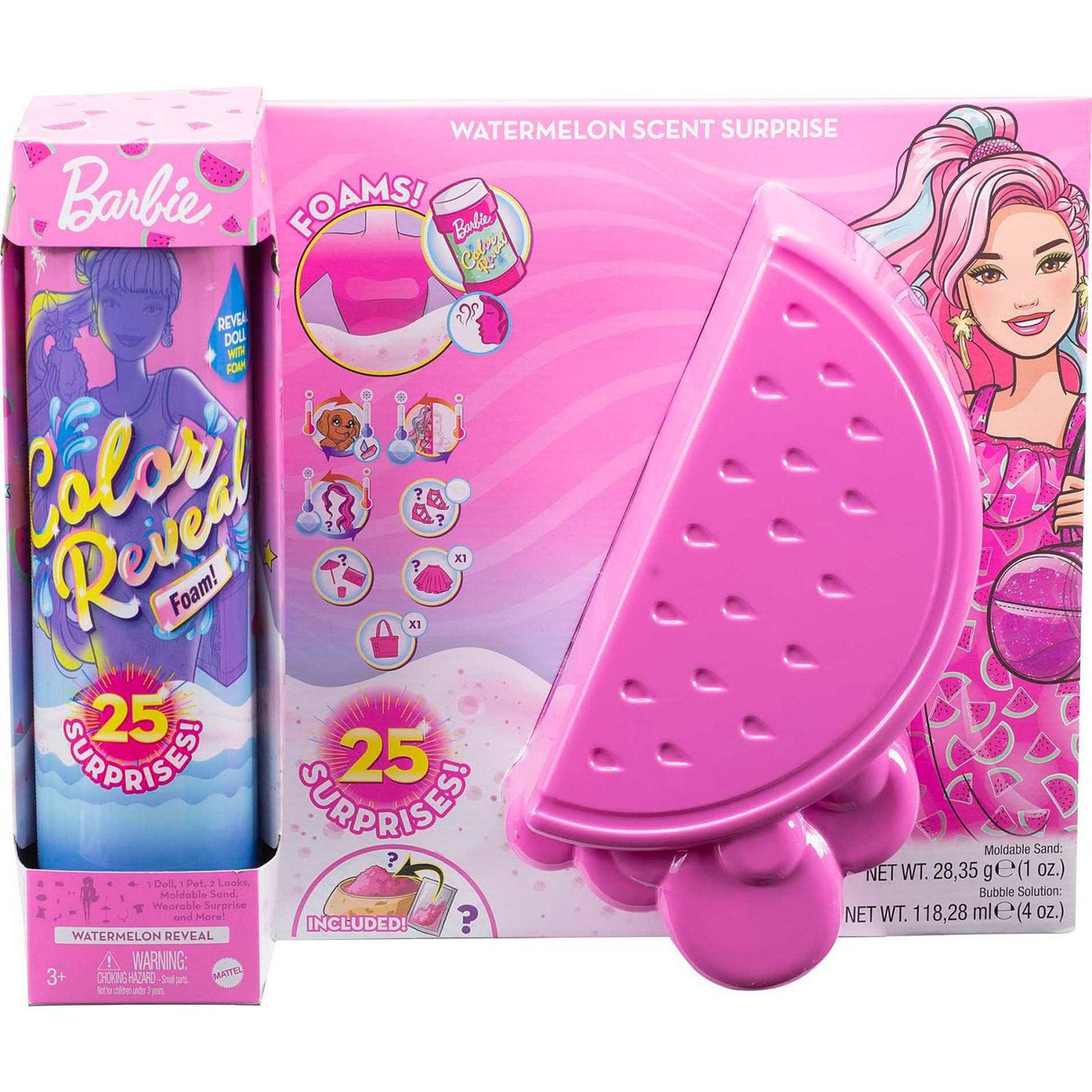 Mattel Color odhalit pěnovou meloun