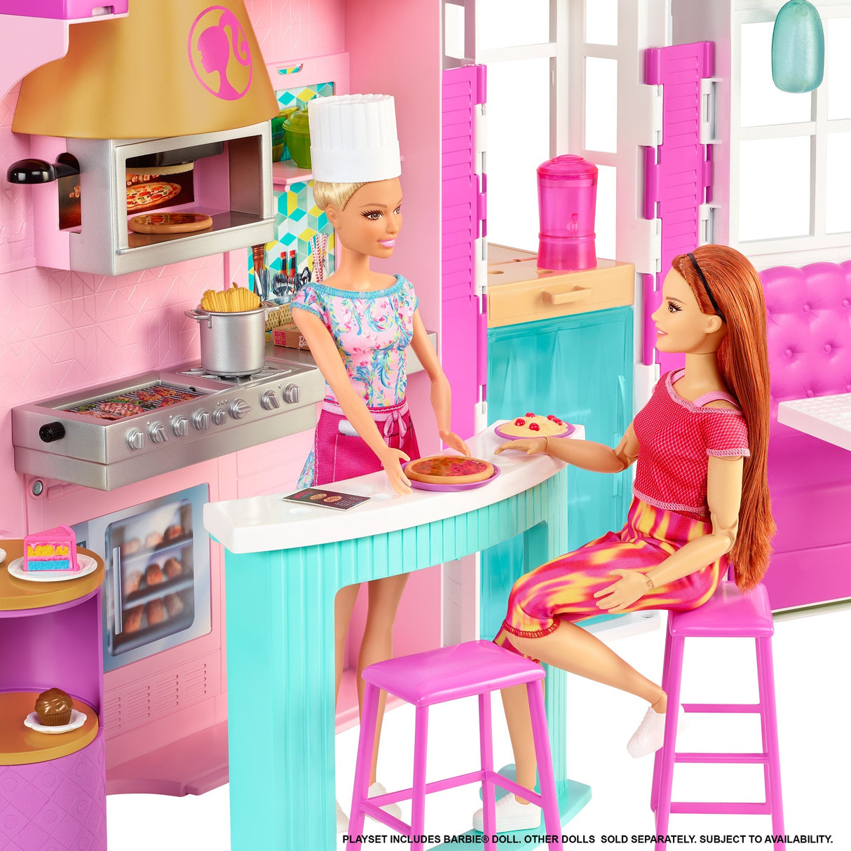 Mattel Cook 'N Grill Restaurant Pop and Speel Set