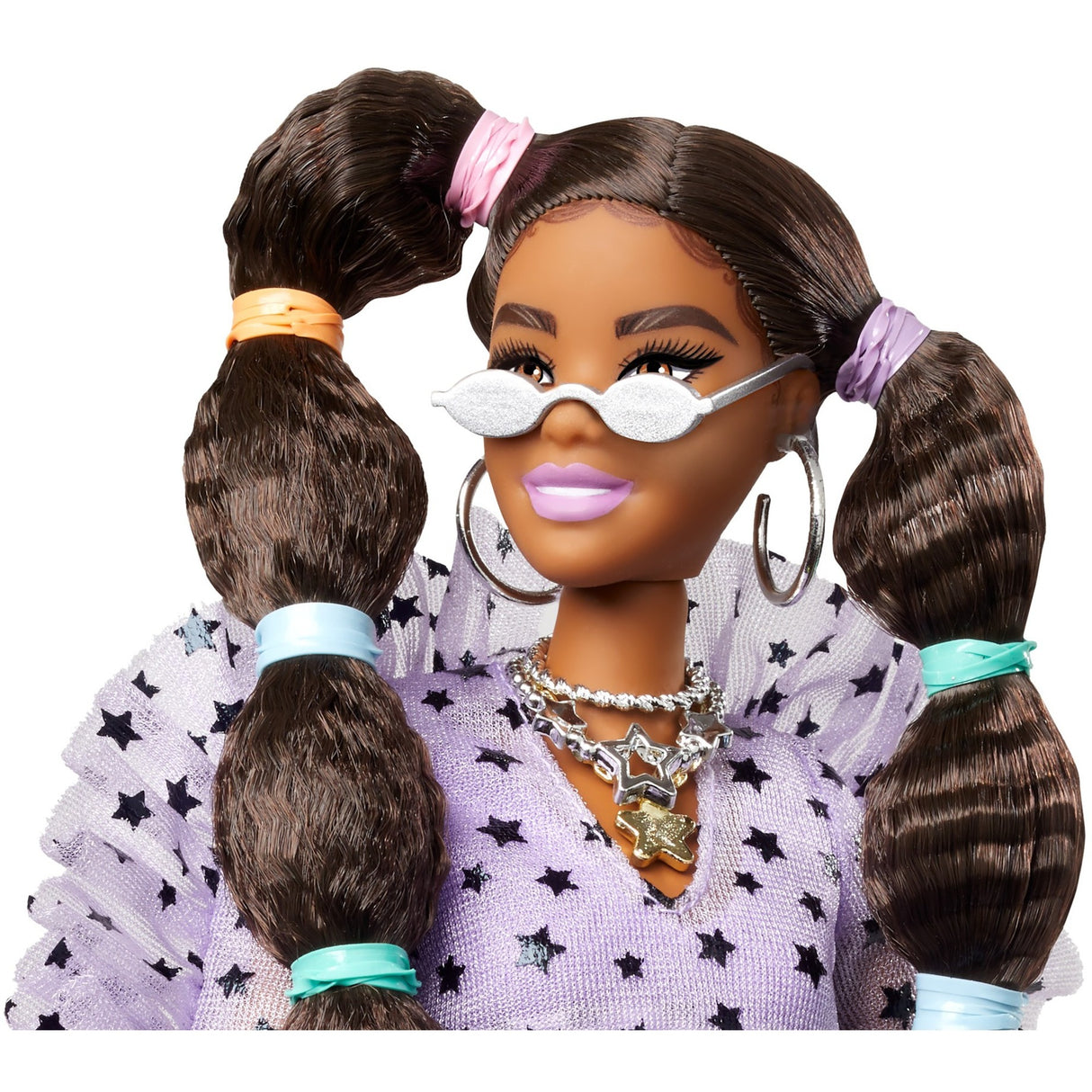 Mattel Extra Doll 7 Top Furry Shrug s domácím mazlíčkem Pomerani