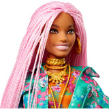 Mattel Extra Doll 10 Floral-Print Jacket with DJ Mouse