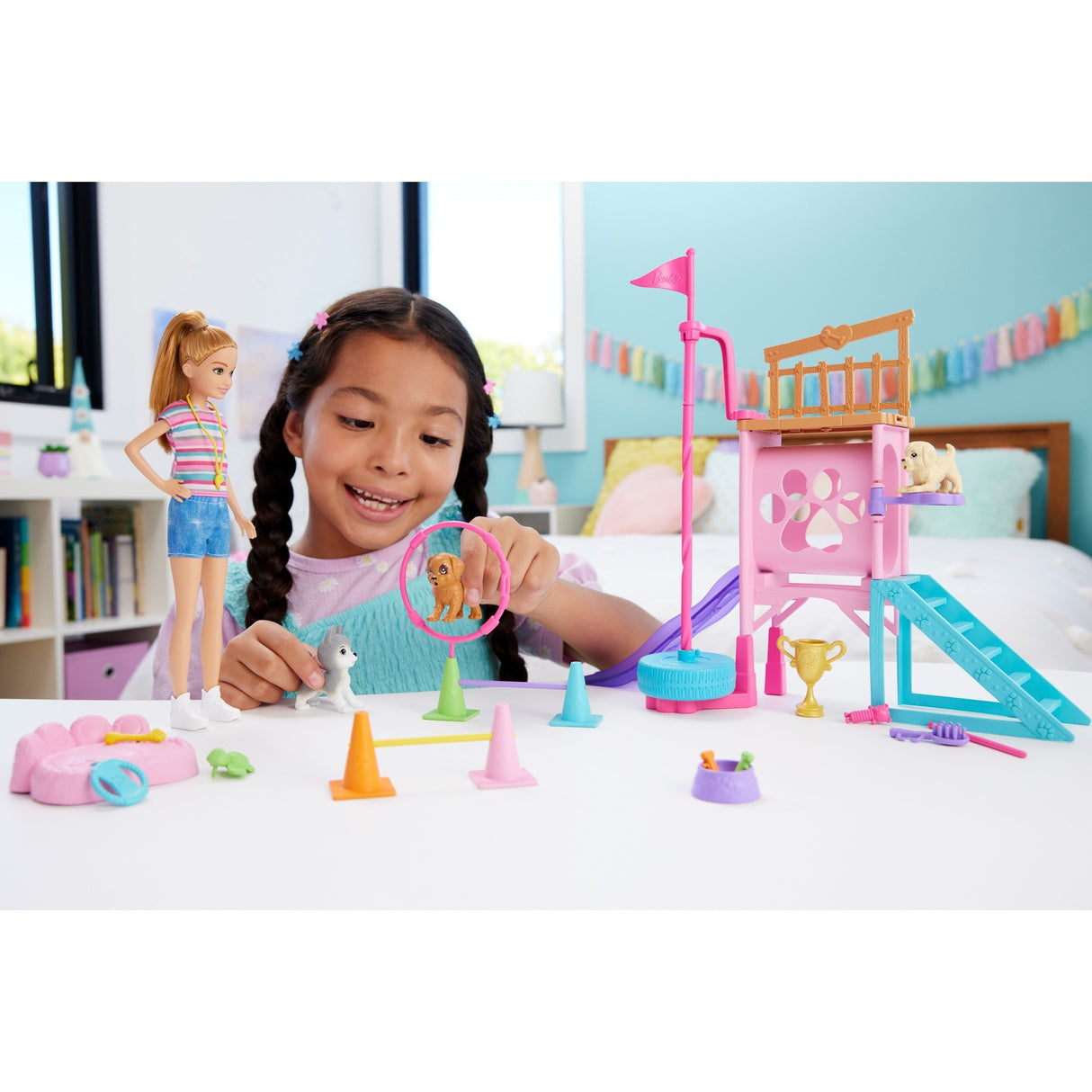 Mattel Met Stacie to the rescue, speelset speeltuin voor