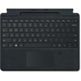 Teclado de firma de Microsoft Surface con huellas dactilares